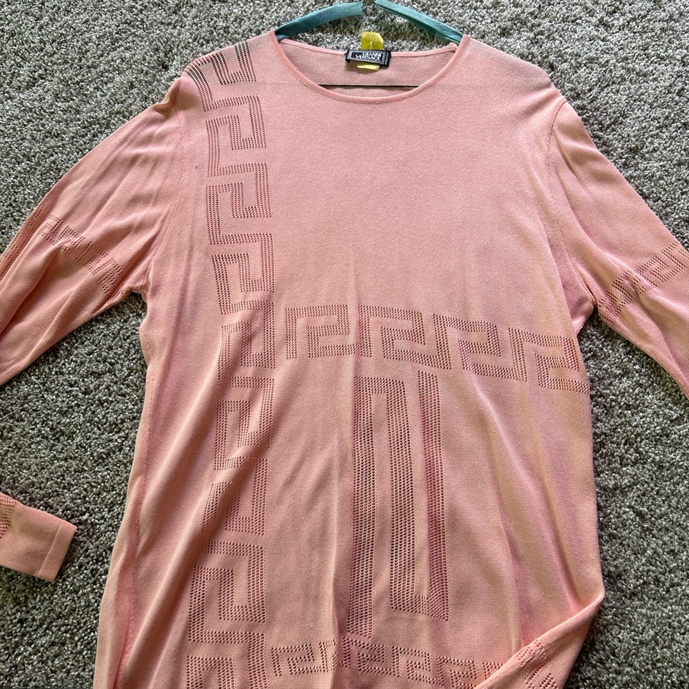 Versace Blush Knit Top